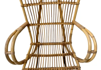 Mid-Century Modern Italian High Back Armchair, 1960s